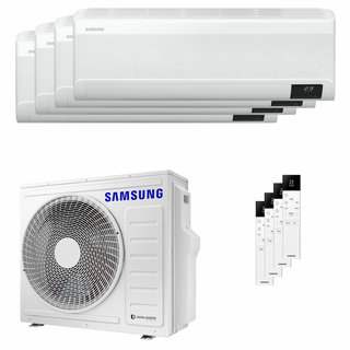 condizionatore samsung windfree elite 2023 quadri split 7000+7000+7000+12000 btu inverter a++ wifi unità esterna 8 kw 