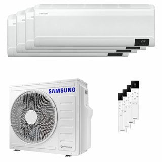 condizionatore samsung windfree elite 2023 quadri split 7000+7000+9000+12000 btu inverter a++ wifi unità esterna 8 kw 