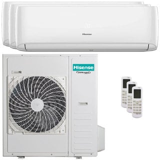 condizionatore hisense hi-comfort trial split 12000+18000+24000 btu inverter wifi esterna 12,5 kw