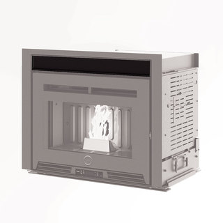 320x320 kit di caricamento cassetto frontale per inserto a pellet ek63 pellek80 e pellek110 plus