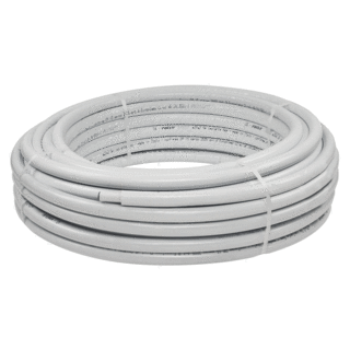 tubo multistrato valsir mixal ø26x3 mm con guaina isolante da 6 mm grigio 