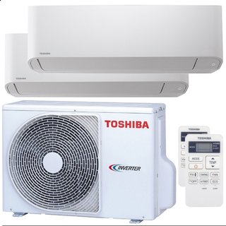 condizionatore toshiba seiya dual split 9000+9000 btu inverter a++ unità esterna 4,0 kw