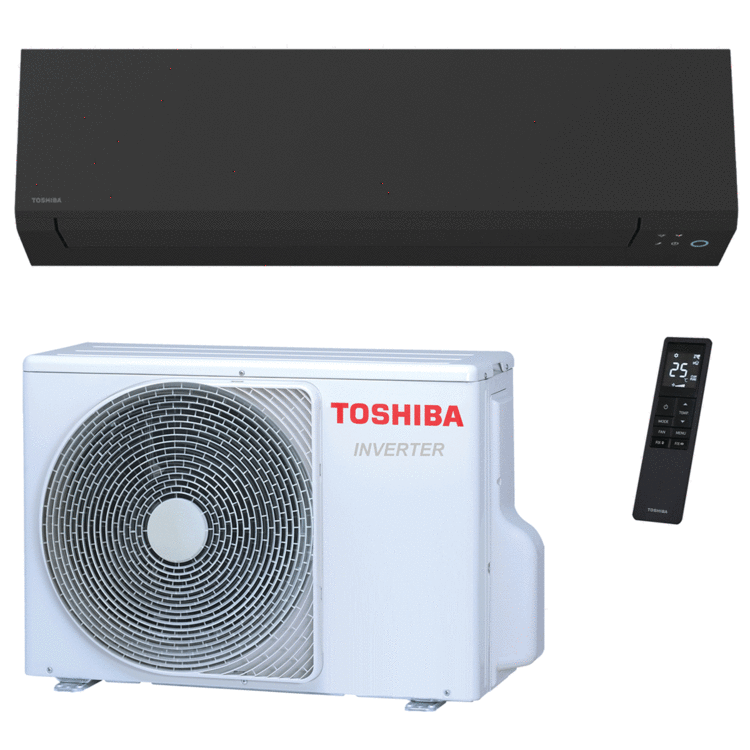 condizionatore toshiba shorai edge black 18000 btu r32 inverter a++ wifi 