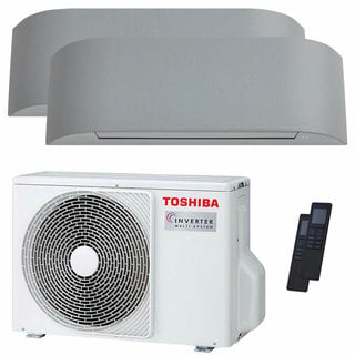 condizionatore toshiba haori dual split 7000+16000 btu inverter a++ wifi unità esterna 5.2 kw 