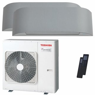condizionatore toshiba haori dual split 16000+16000 btu inverter a++ wifi unità esterna 10 kw 