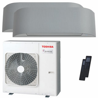 condizionatore toshiba haori dual split 16000+16000 btu inverter a wifi unità esterna 10,0 kw