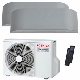 condizionatore toshiba haori dual split 9000+16000 btu inverter a++ wifi unità esterna 5,2 kw