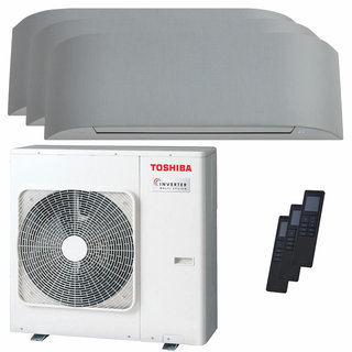 condizionatore toshiba haori trial split 7000+9000+16000 btu inverter a+++ wifi unità esterna 7 kw 