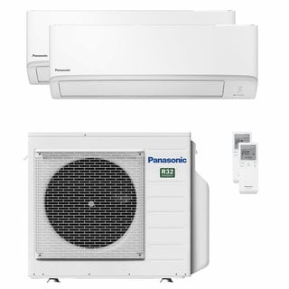 condizionatore panasonic serie tz dual split 7000+12000 btu  a++ wifi unità esterna  5,2 kw 