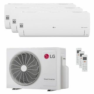 condizionatore lg libero smart trial split 9000+9000+9000 btu inverter a+++ unità esterna 5,3 kw 