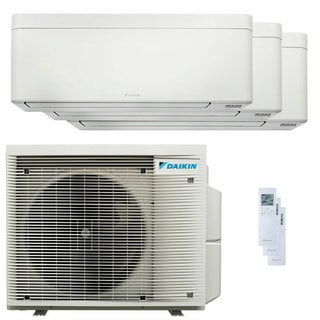 condizionatore daikin stylish bianco trial split 9000+9000+9000 btu inverter a+++ wifi unità esterna 5 kw bianco