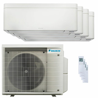 condizionatore daikin stylish bianco quadri split 9000+9000+9000+9000 btu inverter a++ wifi unità esterna 6.8 kw