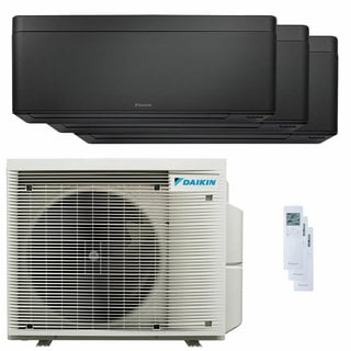 condizionatore daikin stylish total black trial split 7000+9000+12000 btu inverter a+++ wifi unità esterna 5 kw 