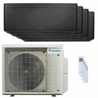 condizionatore daikin stylish total black quadri split 9000+9000+12000+12000 btu inverter a++ wifi unità esterna 7.4 kw 