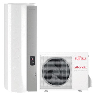 scaldabagno a pompa di calore atlantic calypso split inverter 200 l classe a+ r32 wifi