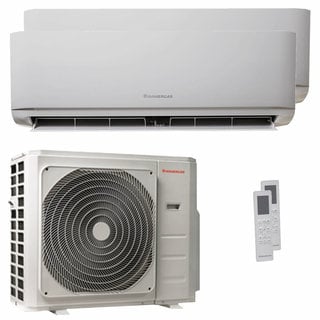 condizionatore immergas thor dual split 9000+9000 btu inverter a++  unità esterna 5.3 kw 