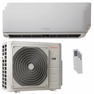 condizionatore immergas thor trial split 9000+9000+9000 btu inverter a++  unità esterna 6.2 kw 