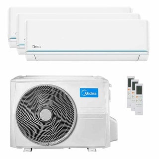 condizionatore midea evolution trial split 9000+9000+9000 btu inverter a++  unità esterna 7.9 kw 