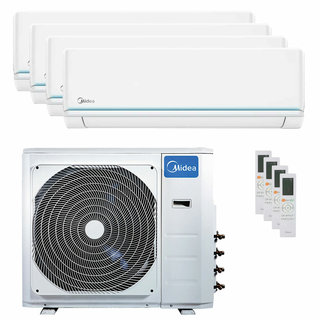 condizionatore midea evolution quadri split 9000+9000+12000+12000 btu inverter a++  unità esterna 10.6 kw 