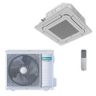 condizionatore hisense cassetta round flow 24000 btu r32 turbo inverter a++