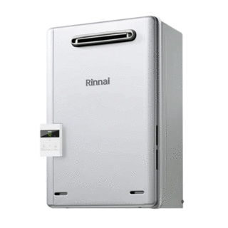 scaldabagno a gas rinnai infinity enjin a condensazione da esterno 20 l/min gpl