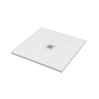 piatto doccia ercos stone 1000x1000 quadrato bianco opaco