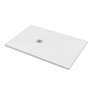 piatto doccia ercos stone 800x1700 rettangolare bianco opaco