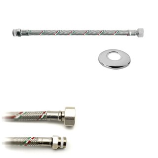 tubo flessibile antivibrante ½” m x ½” f cm. 35 parigi flexcore® fxc