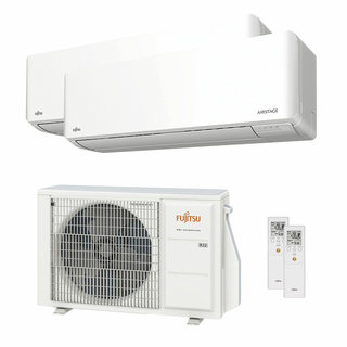 condizionatore fujitsu serie kmcg wifi dual split 7000+9000 btu inverter a+++ wifi unità esterna 4 kw 