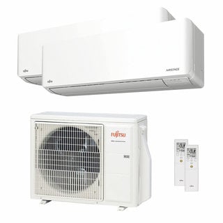 condizionatore fujitsu serie kmcg wifi dual split 12000+12000 btu inverter a+++ wifi unità esterna 5 kw 