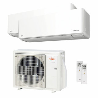 condizionatore fujitsu serie kmgc wifi dual split 12000+12000 btu inverter a+++ wifi unità esterna 5 kw 