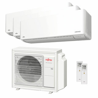 condizionatore fujitsu serie kmgc wifi trial split 7000+9000+9000 btu inverter a+++ wifi unità esterna 5.4 kw 