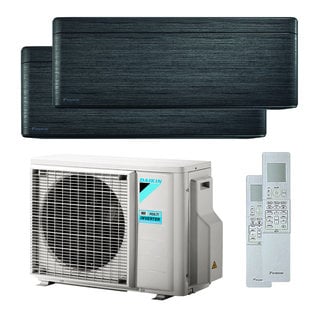 condizionatore daikin stylish dual split 5000+5000 btu inverter a+++ wifi unità esterna 4,0 kw