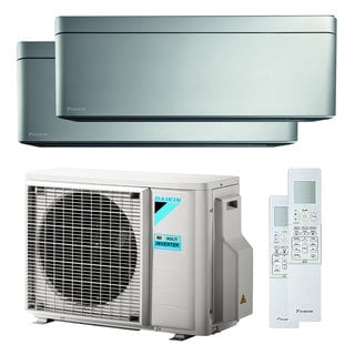 condizionatore daikin stylish dual split 5000+5000 btu inverter a+++ wifi unità esterna 4,0 kw