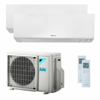 condizionatore daikin perfera wall dual split 5000+5000 btu inverter a+++ wifi unità esterna 4,0 kw