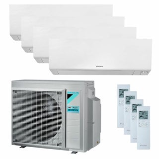 condizionatore daikin perfera wall quadri split 5000+5000+5000+5000 btu inverter a+++ wifi unità esterna 6,8 kw