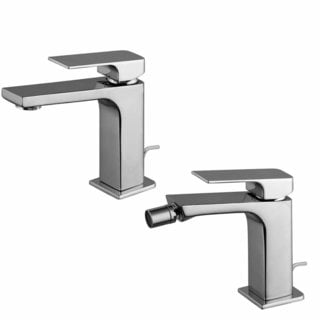 set miscelatori fima carlo frattini fit lavabo e bidet cromo monocomando