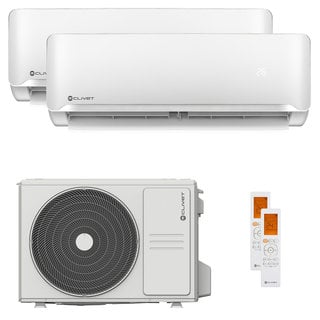 condizionatore clivet essential 2 dual split 7000+7000 btu inverter a+ unità esterna 4,1 kw