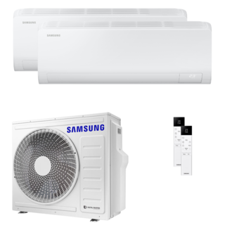 condizionatore samsung cebu s2 dual split 9000+24000 btu inverter a++ wifi unità esterna 8 kw 