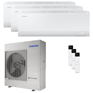 condizionatore samsung cebu s2 trial split 18000+18000+18000 btu inverter a++ wifi unità esterna 10 kw 