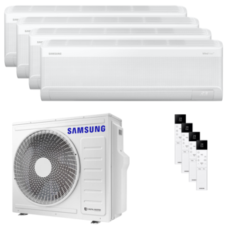 condizionatore samsung windfree avant s2 quadri split 7000+7000+7000+12000 btu inverter a++ wifi unità esterna 8 kw 