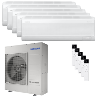 condizionatore samsung windfree avant s2 penta split 7000+7000+7000+7000+12000 btu inverter a++ wifi unità esterna 10 kw 