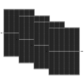 pannelli fotovoltaici trina solar vertex s+ da 450 w - kit 4 pannelli 1,8 kw