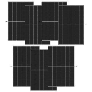 pannelli fotovoltaici trina solar vertex s+ da 450 w - kit 7 pannelli 3,1 kw