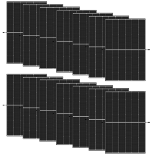 pannelli fotovoltaici trina solar vertex s+ da 450 w - kit 14 pannelli 6,3 kw