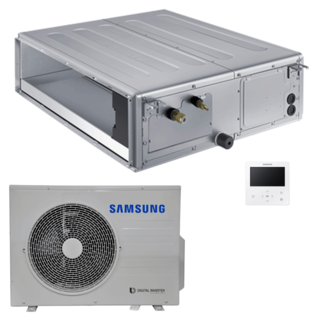 condizionatore samsung canalizzabile media prevalenza 18000 btu inverter a++ unità esterna 5 kw commerciale