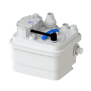 trituratore wc sfa sanicubic 1 - stazione di solevamento acque scure - per toilette, bagni, cucine o lavanderie