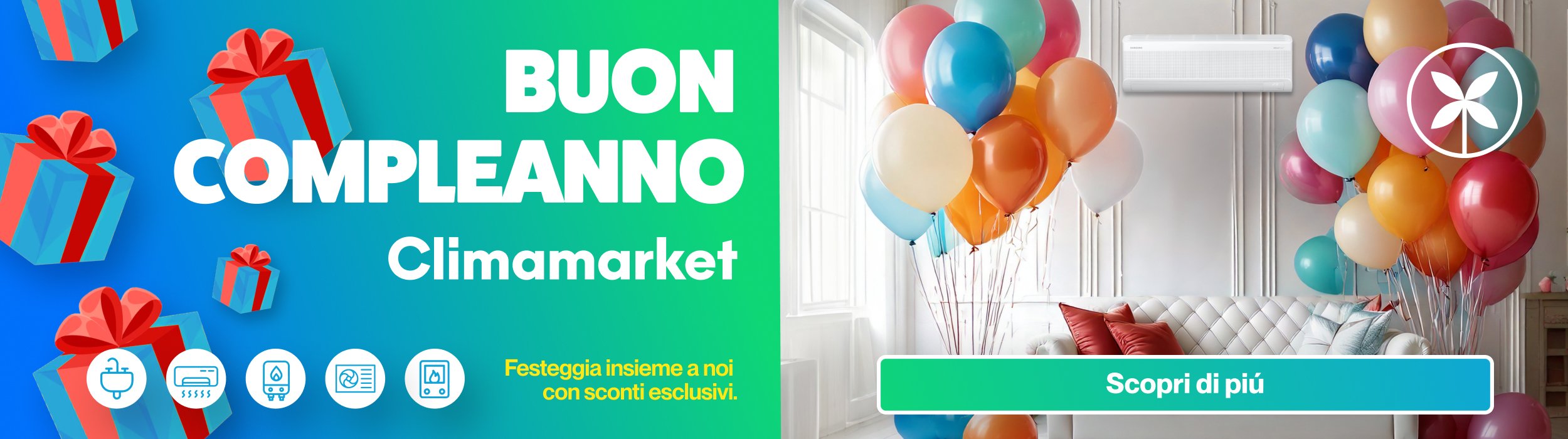 Buon compleanno Climamarket 2025