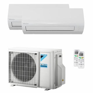 condizionatore daikin sensira multi dual split 7000+7000 btu inverter a++ wifi unità esterna 4 kw 