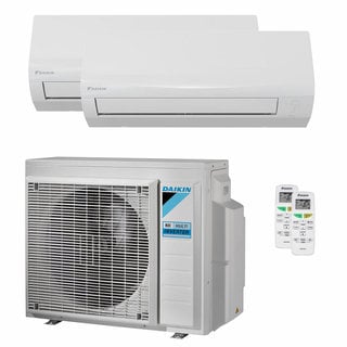 condizionatore daikin sensira multi dual split 12000+12000 btu inverter a++ wifi unità esterna 5.0 kw 